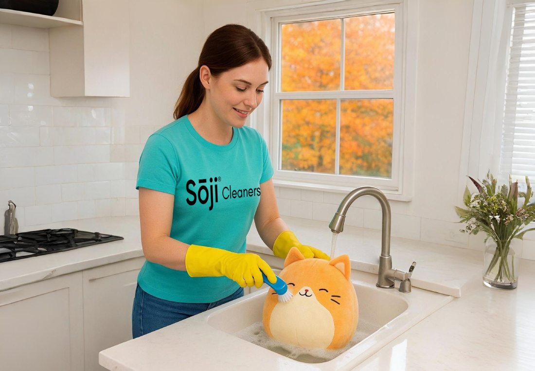 Washing Squishmallows