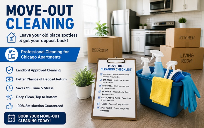 Move-Out Cleaning Services in Chicago